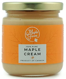 MapleFarm - Ahorncreme gemacht mit 100% Ahornsirup - maple cream - maple butter - Made in Canada - 330g