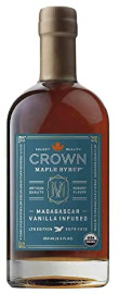 Ahornsirup mit Bourbon-Vanille - Vanilla Infused Maple Syrup von Crown Maple 250 ml - BIO-Qualität - Vegan - Glutenfrei - amerikanischer Premium Maple Syrup - der wohl reinste Ahornsirup der Welt