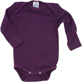 Cosilana, Baby Body Langarm, 70% Wolle, 30% Seide