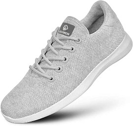GIESSWEIN Merino Wool Knit Men - Atmungsaktive Herren Sneakers aus Merino Wool 3D Stretch, Sportliche Freizeitschuh, Barfuß- Schuhe