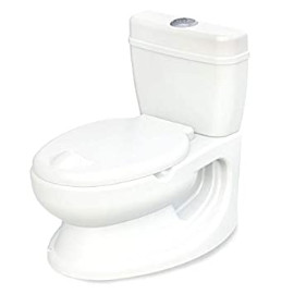 babyGO Potty für Kleinkinder - Töpfchen für Kinder - Realistische Kindertoilette mit Spühlgeräusch - ideal als erste Toilette für Ihr Kleinkind