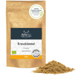  Kreuzkümmel BIO, Kumin Gewürz, handgepflückt, frisch gemahlen, Cumin Pulver, 250g - Pfefferdieb® 