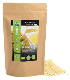  BIO Senfpulver gelb weiß (250g), Bio Senfmehl gelb, Senfkörner gemahlen aus kontrolliert biologischem Anbau, Senf Pulver 100% natürlich, ohne Zusätze, Senfsaat Bio gemahlen, Senfsamen gemahlen 