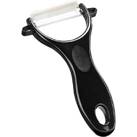 Rosenstein & Söhne Sparschäler: Keramik-Messer & Schäler - 2er Set (PEARL Edition) (Gurkenschäler)