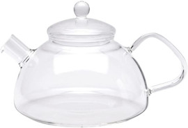 Trendglas Jena Wasserkocher NOVA aus Borosilikatglas mit Glasdeckel, 1.2 L
