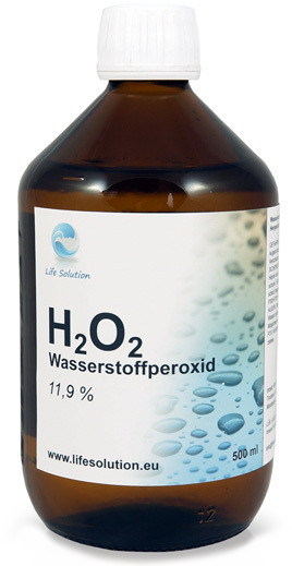 Wasserstoffperoxid 11,9% H2O2 - 500ml - ohne Phosphorsäure - organisch Stabilisiert